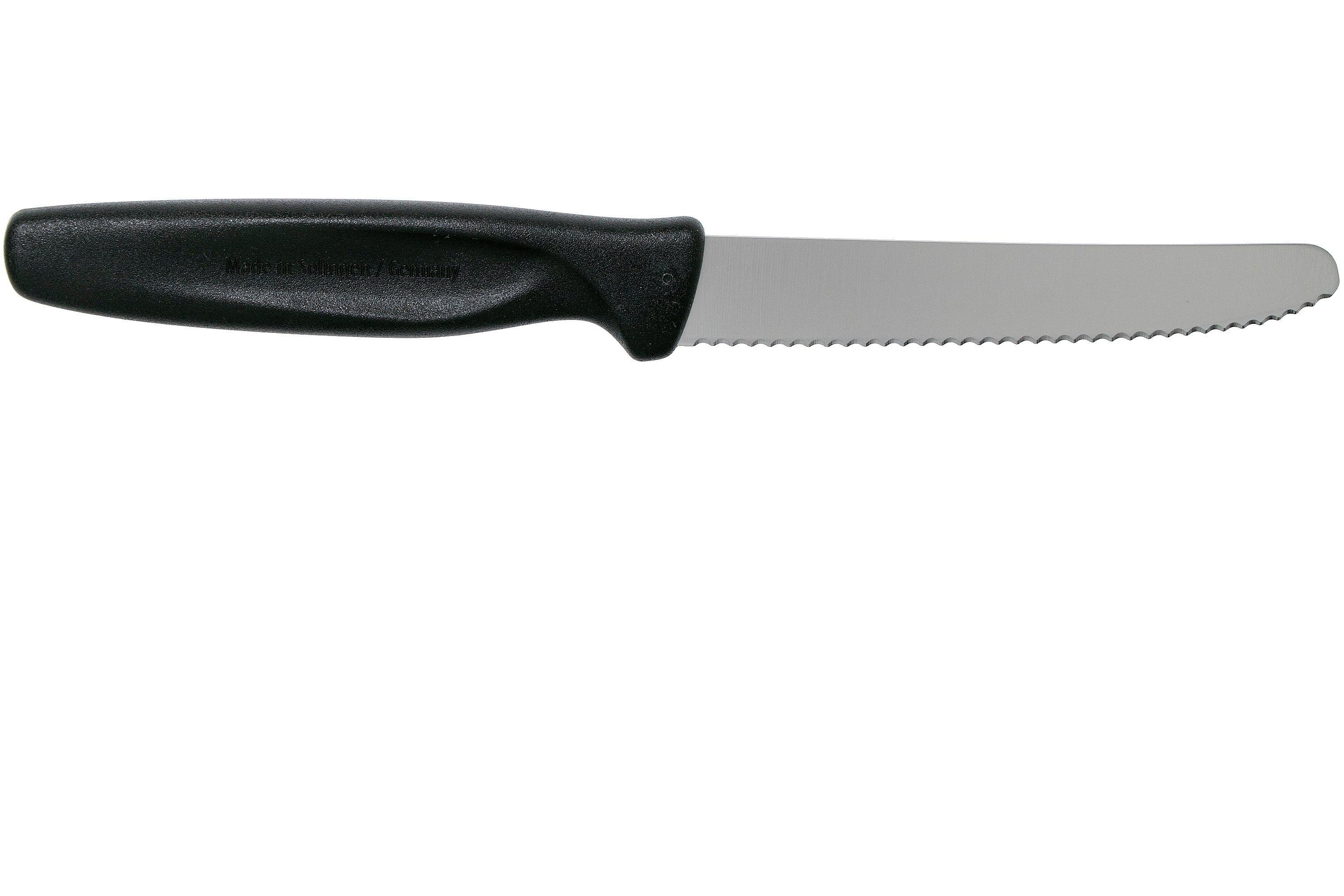 Wüsthof Create Collection serrated utility knife 2piece, black