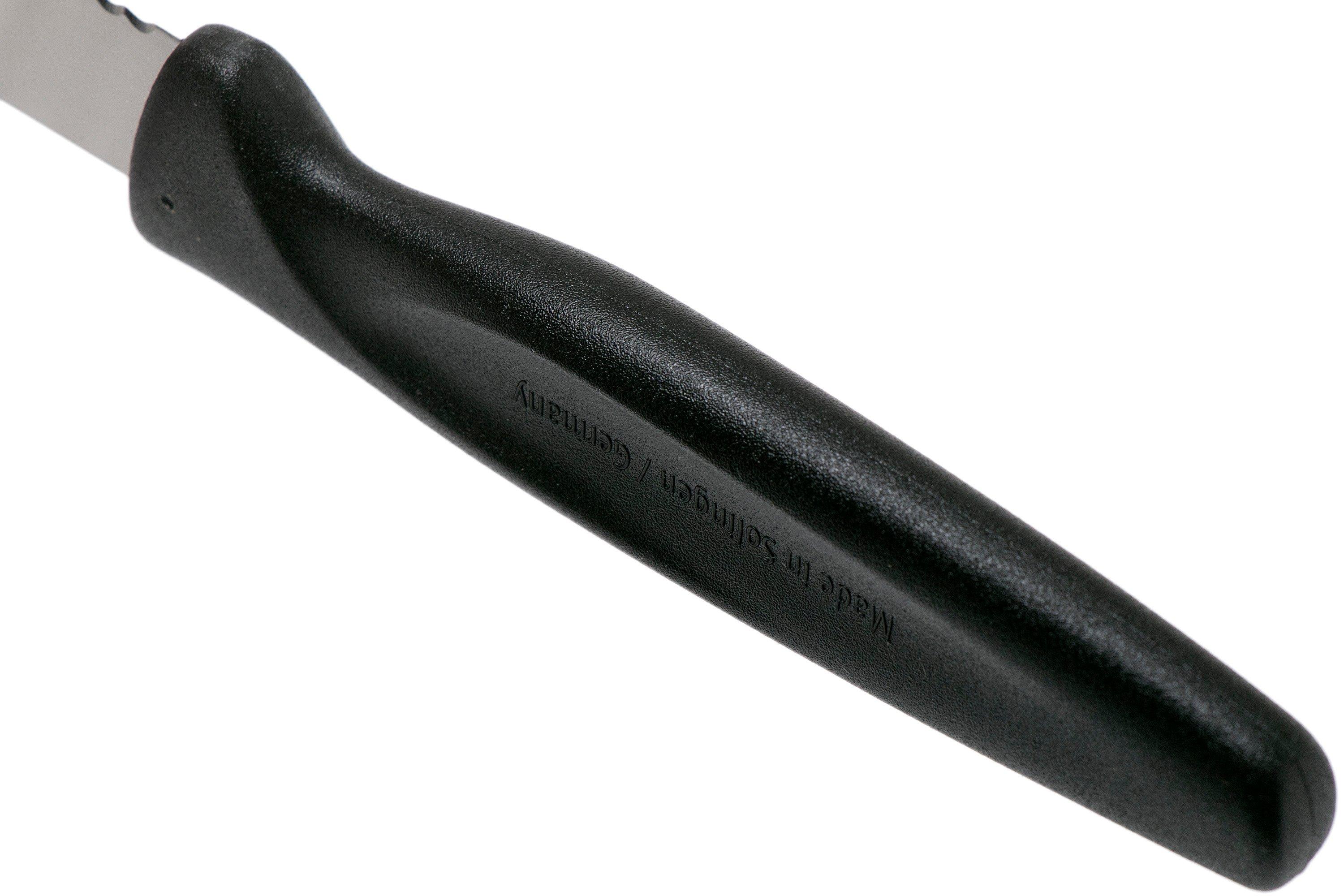 Wüsthof Create Collection serrated utility knife 2piece, black