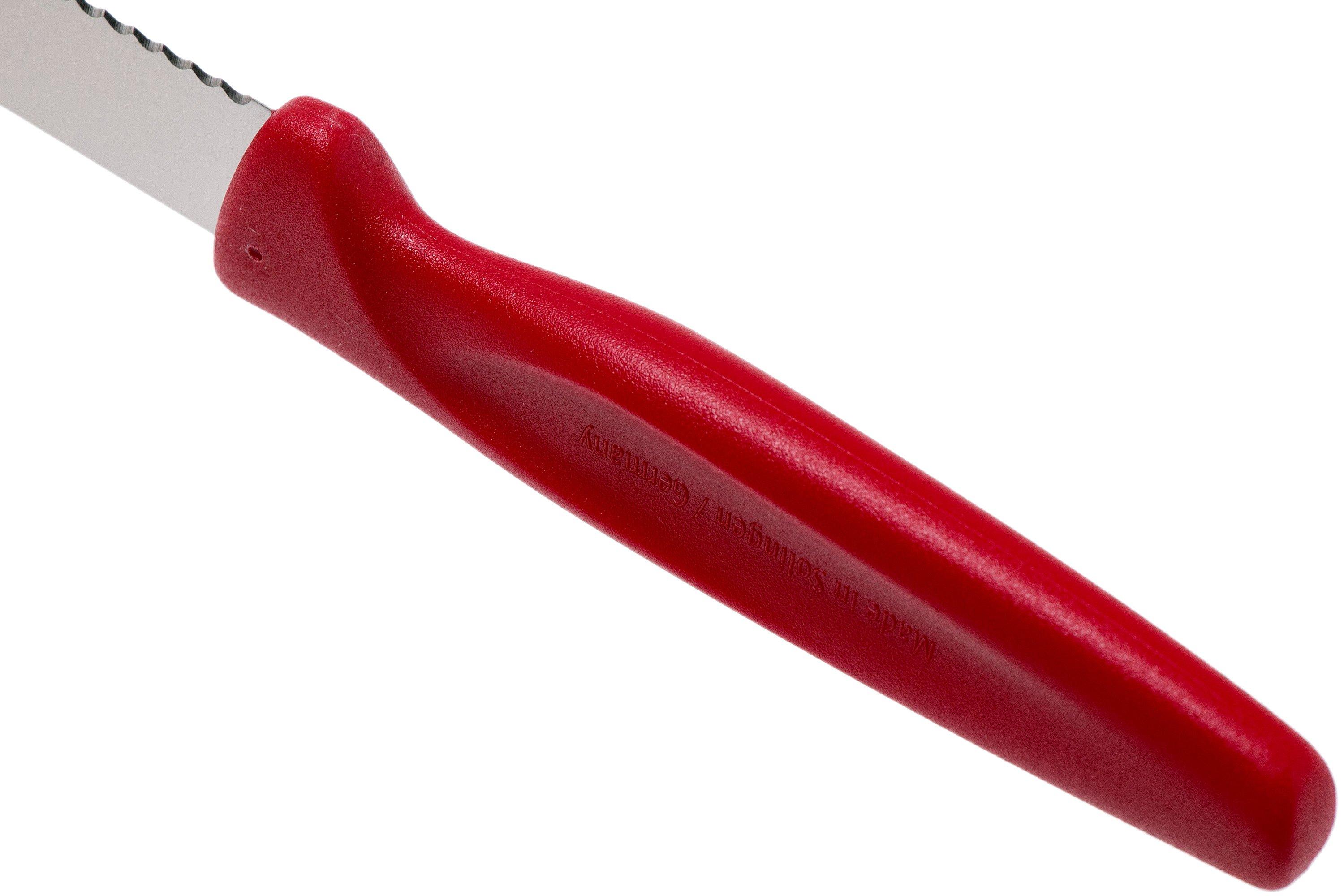 Wüsthof Create Collection serrated utility knife 2piece, red Advantageously shopping at