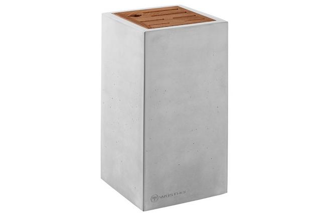 Afbeelding voor Wüsthof Knife Block 2099600703 Concrete, Thermo Beech, messenblok voor 7 delen