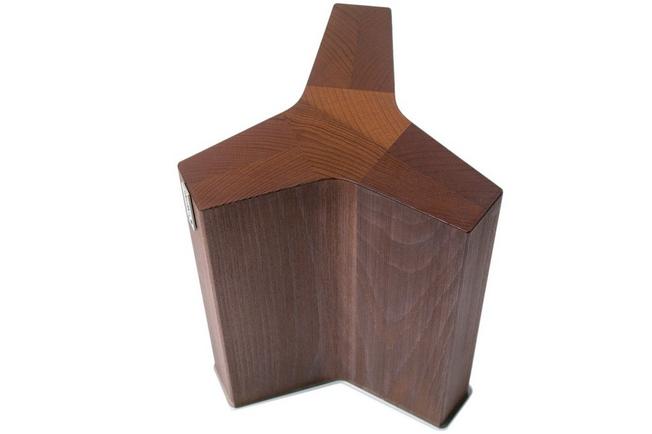 9-Slot Beech Wood Knife Block