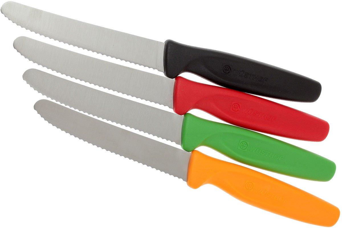 Wüsthof peeling knife set serrated 4pcs WU3003 Advantageously