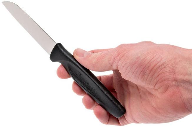 Image for Wüsthof straight paring knife, 4-piece set, WU3013B, black