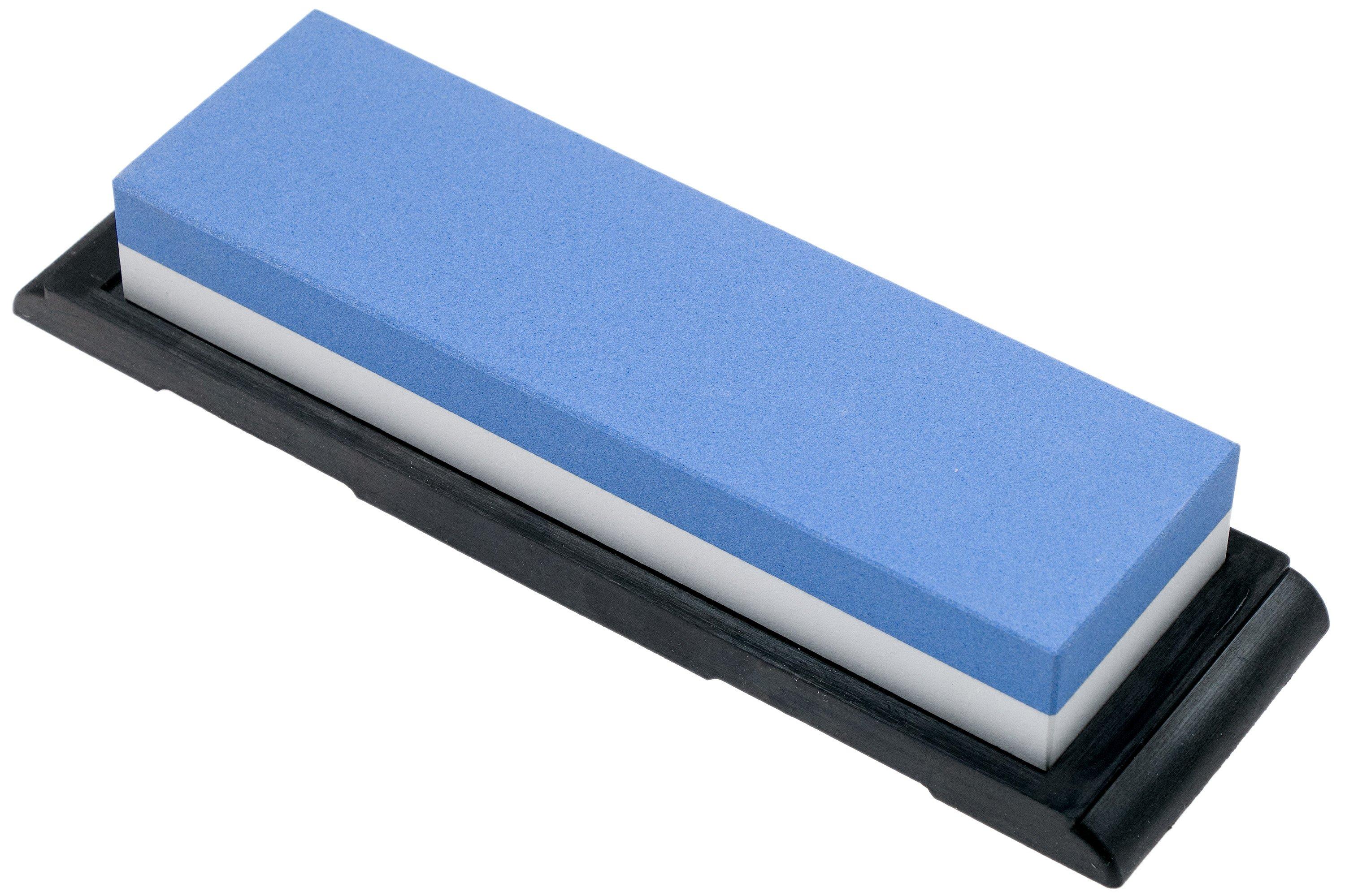 Combination Knife/Tool Sharpening Stone (2 Sided - Ultra Fine & Medium Grit) - Rectangle Sanding Stone Block - Perfect for Sharpening & Polishing