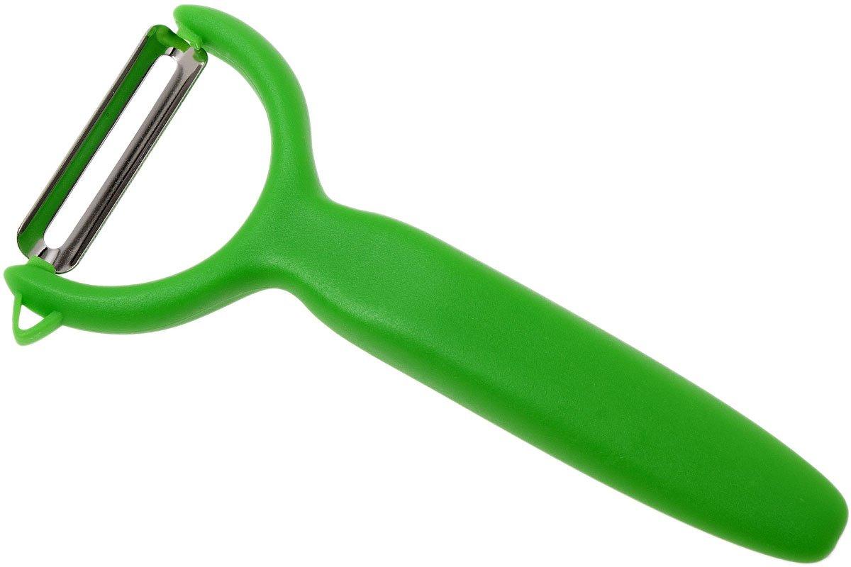 Green Fruit Skin Peeler Isolated Stock Photo - Image of object, breakfast:  63813916