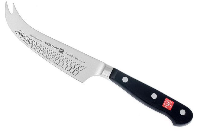 Wusthof Classic hard cheese knife 14 cm. black