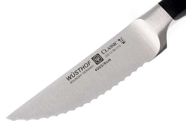 Wüsthof Classic Serrated Paring Knife 8 cm, 4003