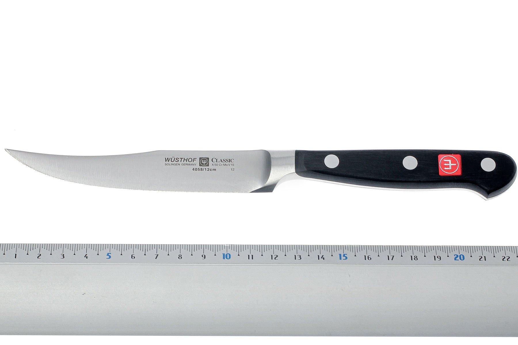 WÜSTHOF Classic Steakmesserset Mit 6 Messern – Geschmiedet In Solingen, Schwarz/silber