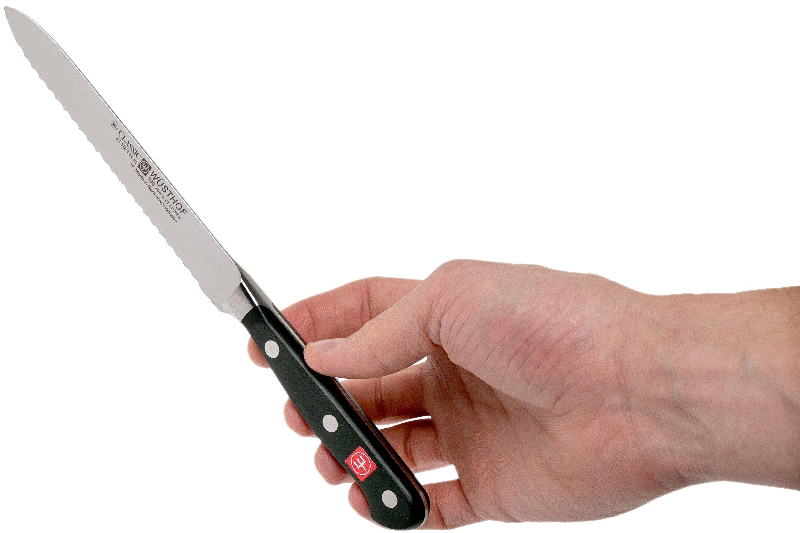 Couteau à saucisson 14 cm Classic blanc - Wüsthof