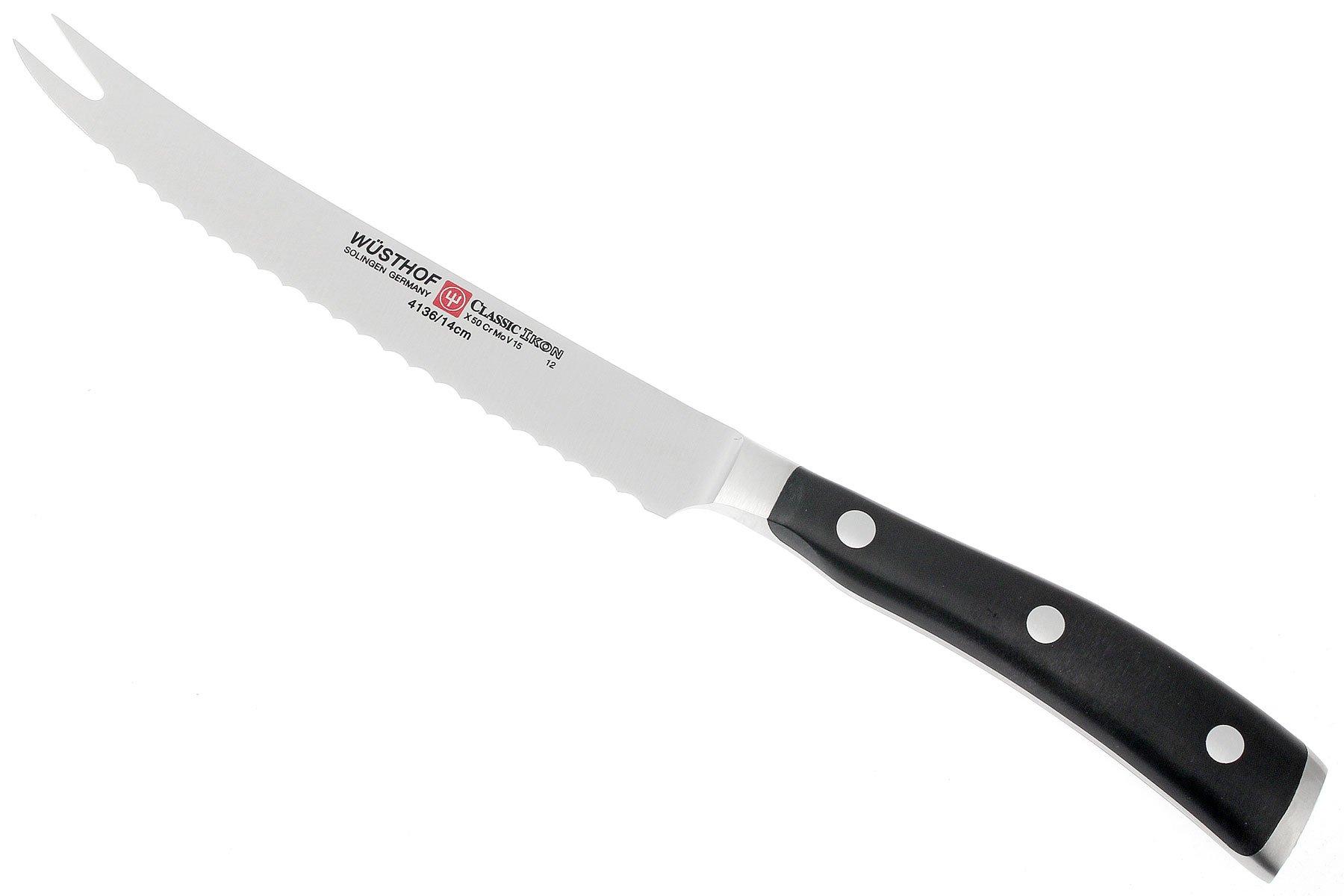 Wüsthof Classic IKON Tomato Knife 14 cm (5") Advantageously shopping