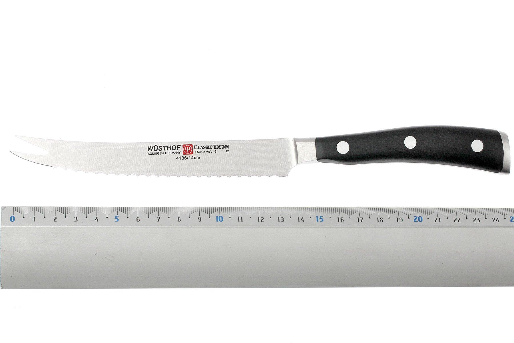Wüsthof Classic IKON Tomato Knife 14 cm (5") Advantageously shopping