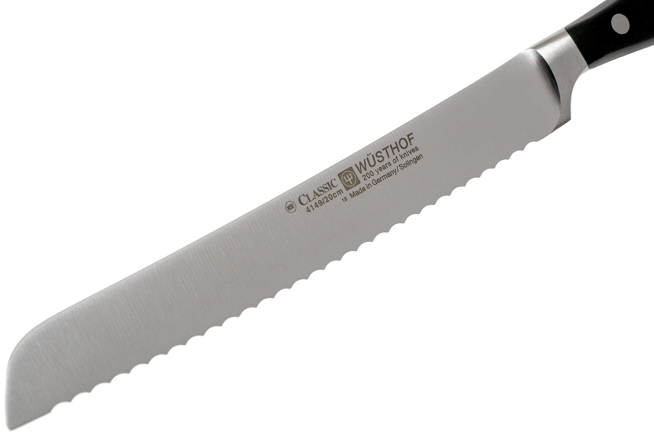 ECHTWERK Brötchenmesser/Frühstücksmesser 2 Stk. Aus Edelstahl Mit Wellenschliff, Griff Aus