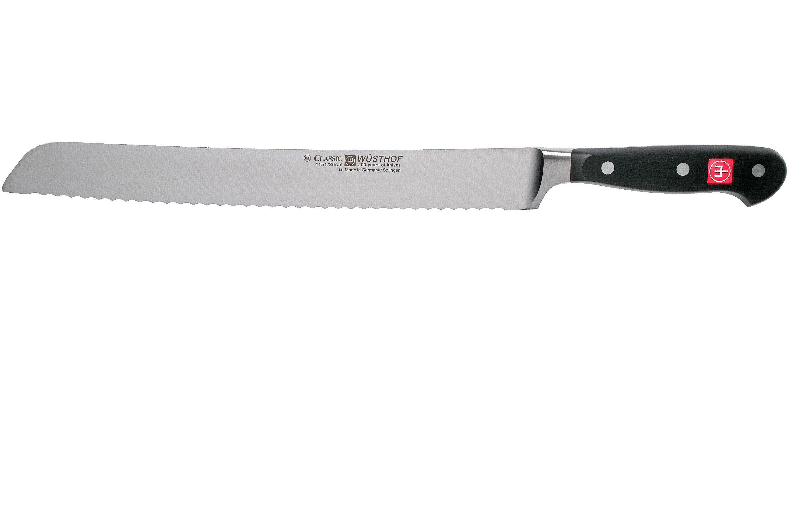 Wüsthof Classic Bread Knife 26 cm, 4151 Advantageously shopping at Knivesandtools.co.uk