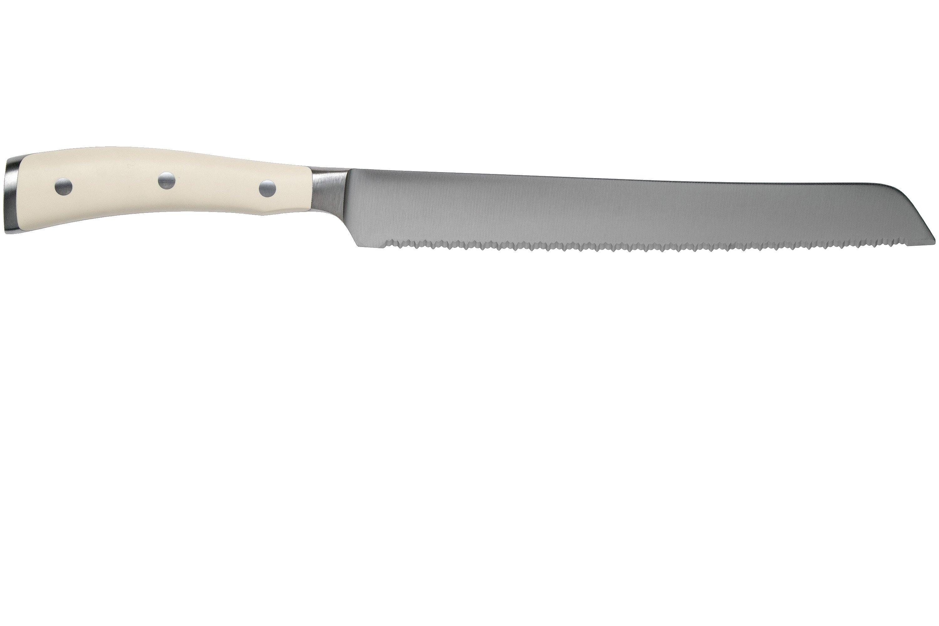 Wüsthof Classic Ikon White double serrated bread knife 23 cm