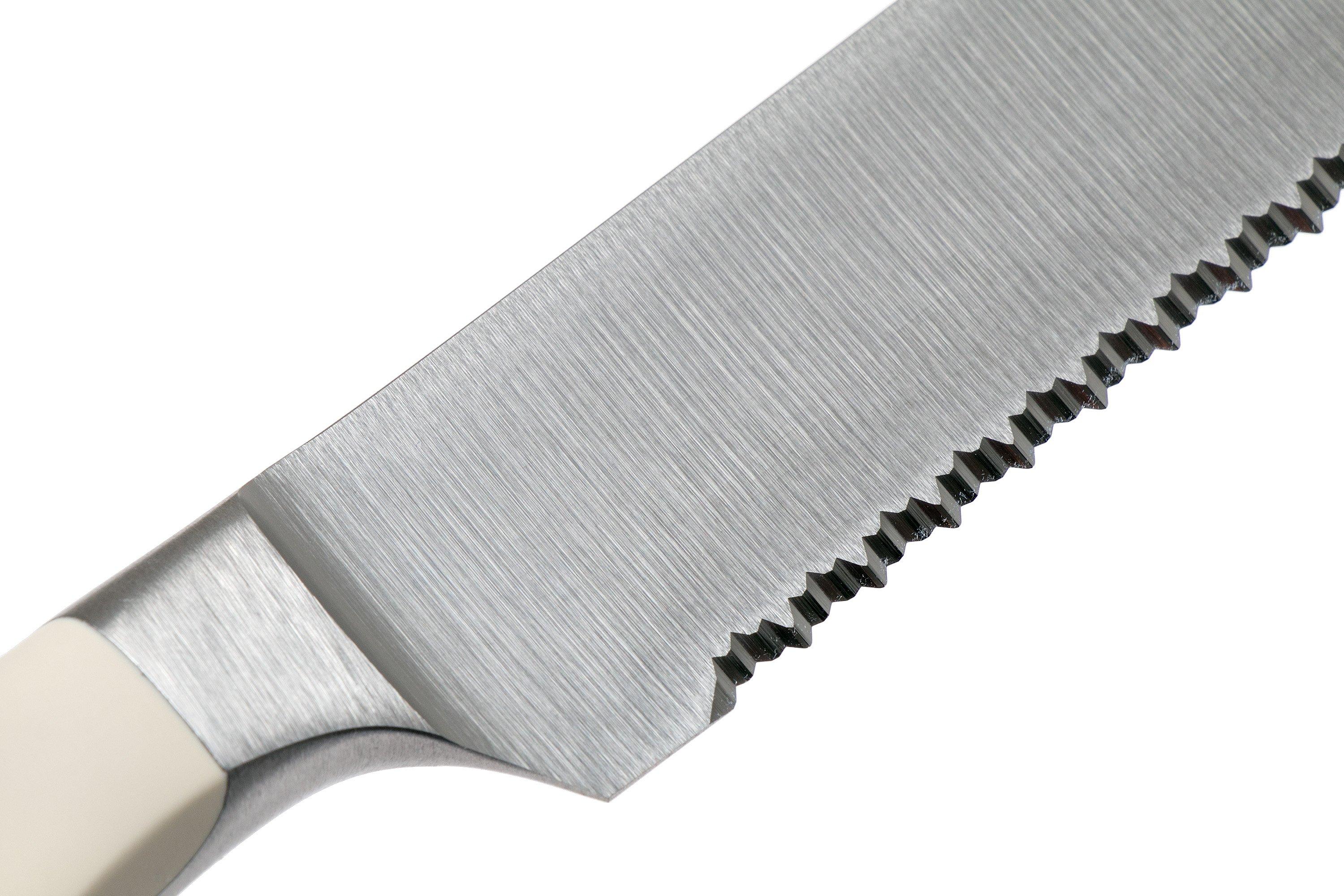 Wüsthof Classic Ikon White double serrated bread knife 23 cm