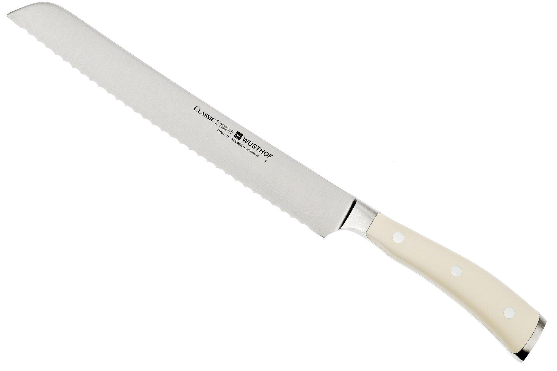 Wüsthof Classic IKON White Bread Knife 23 cm (9") Advantageously