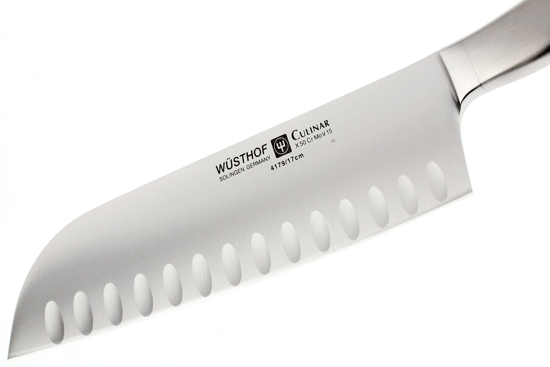 Wusthof Culinar Santoku knife 17 cm (6,5") Granton edge