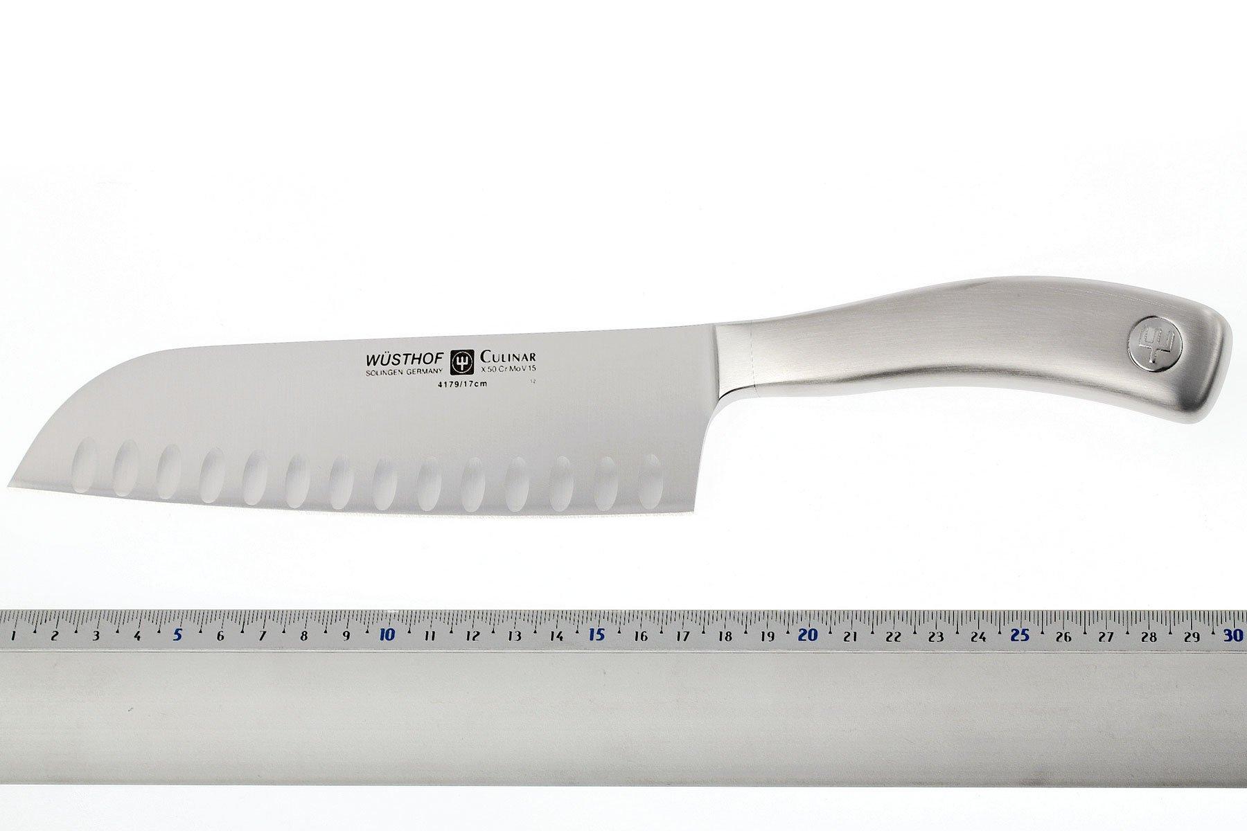 Wusthof Culinar Santoku knife 17 cm (6,5") Granton edge