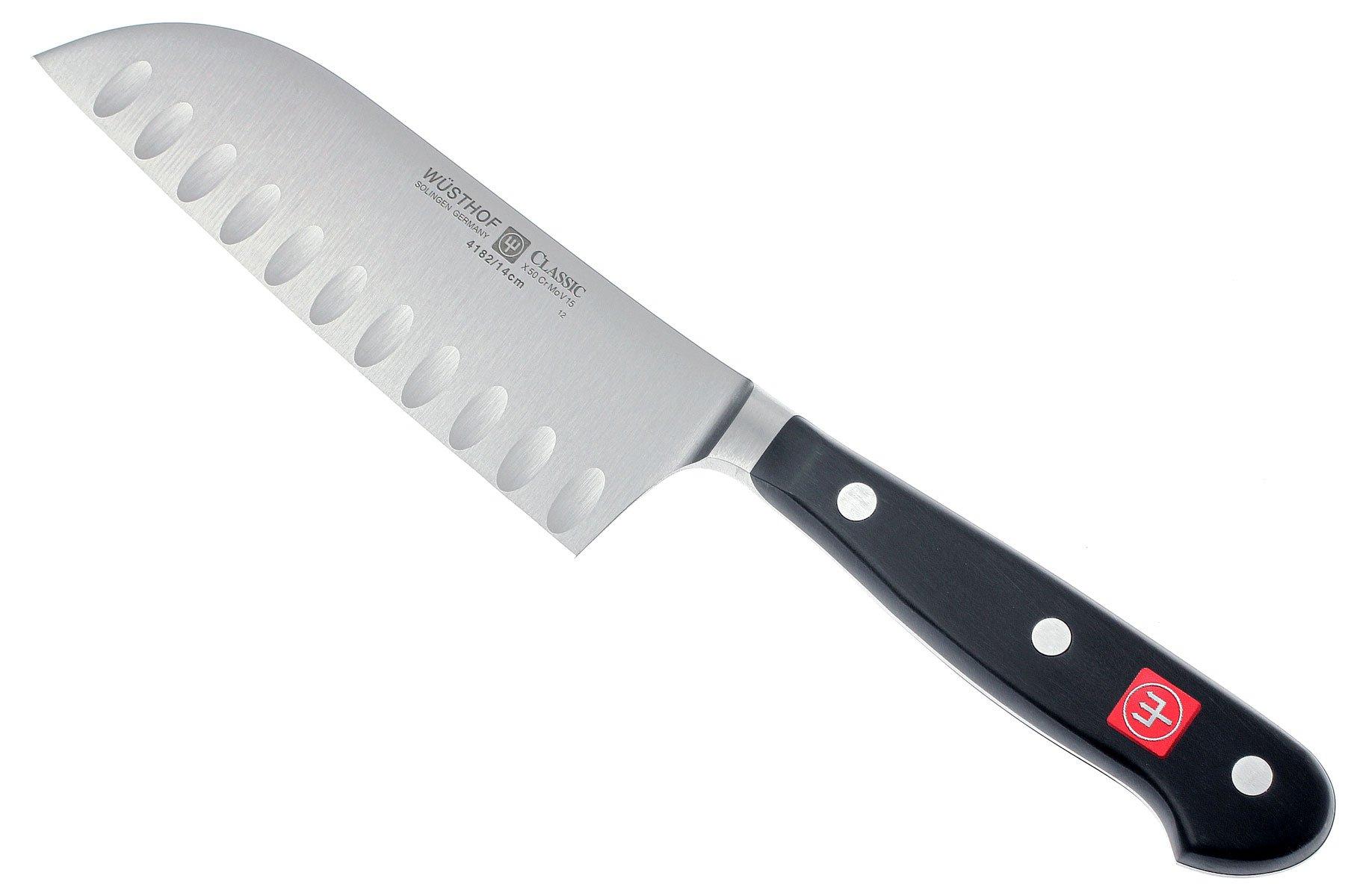 Wüsthof Classic Granton Santoku Knife 14 cm, 4182 Advantageously