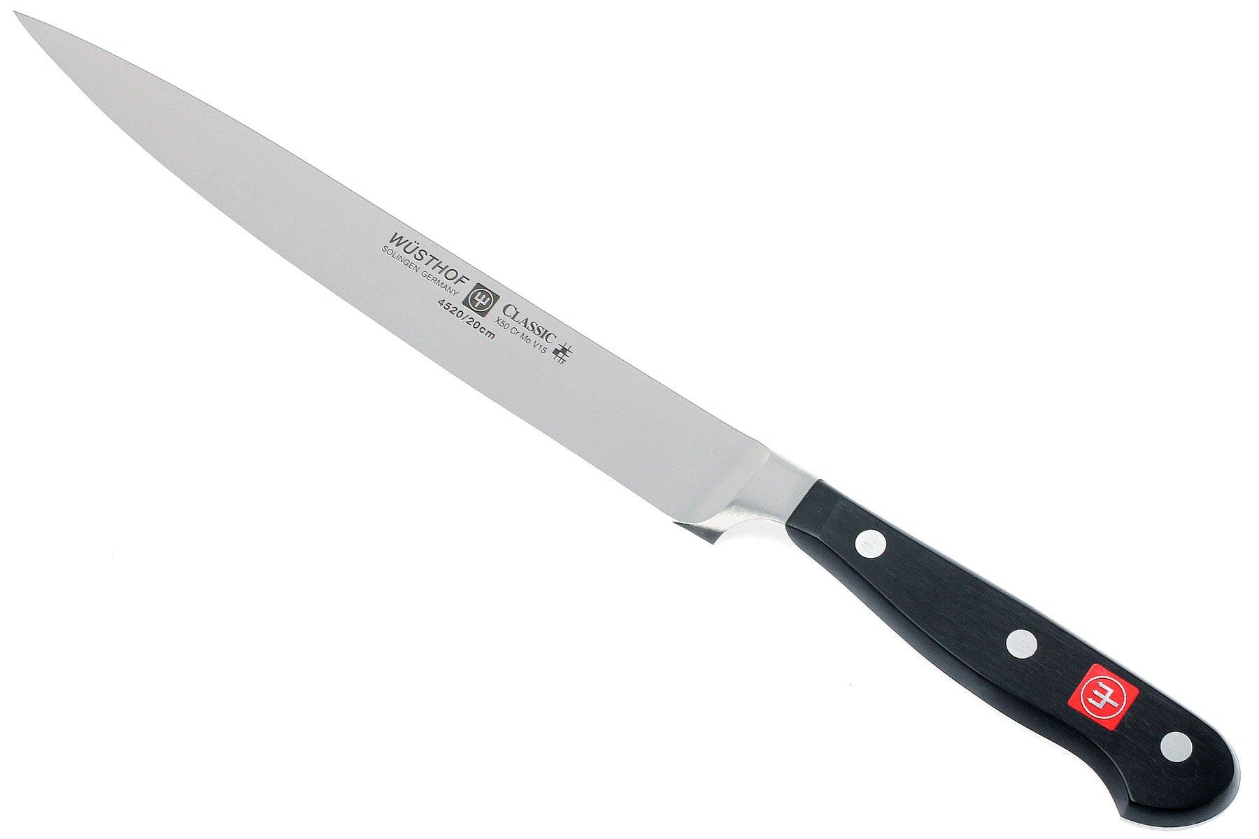 ヴォストフ WÜSTHOF CLASSIC 筋引き 20cm Wüsthof Classic Narrow Slicer 20 cm, 4520/20 | Advantageously