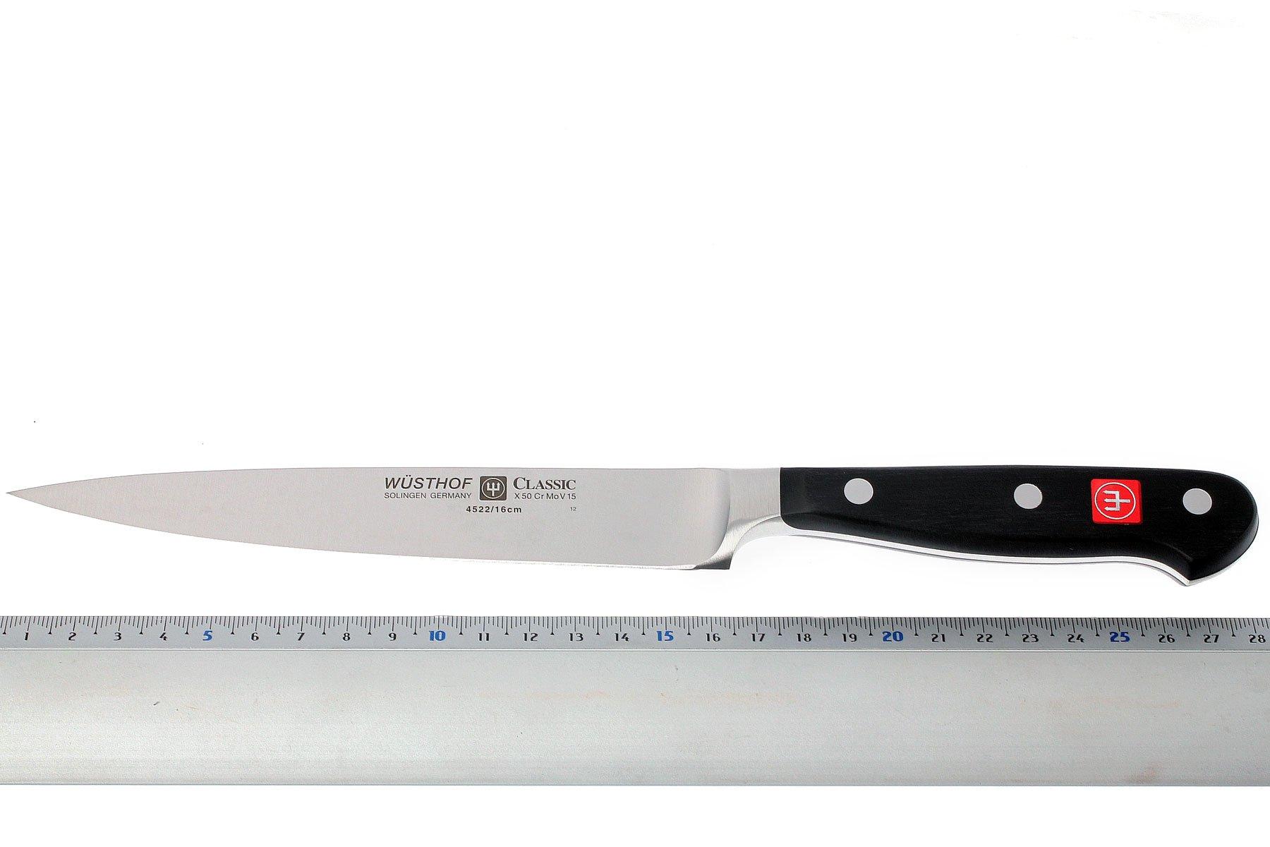 WÜSTHOF Classic Coltello Da Cucina 16 Cm - Lama Sottile - Forgiato A Solingen - Made In Germany