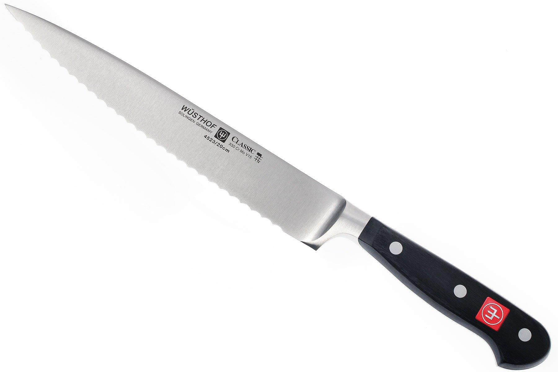 Wüsthof Classic Serrated Slicer 20 cm, 4523/20 Advantageously