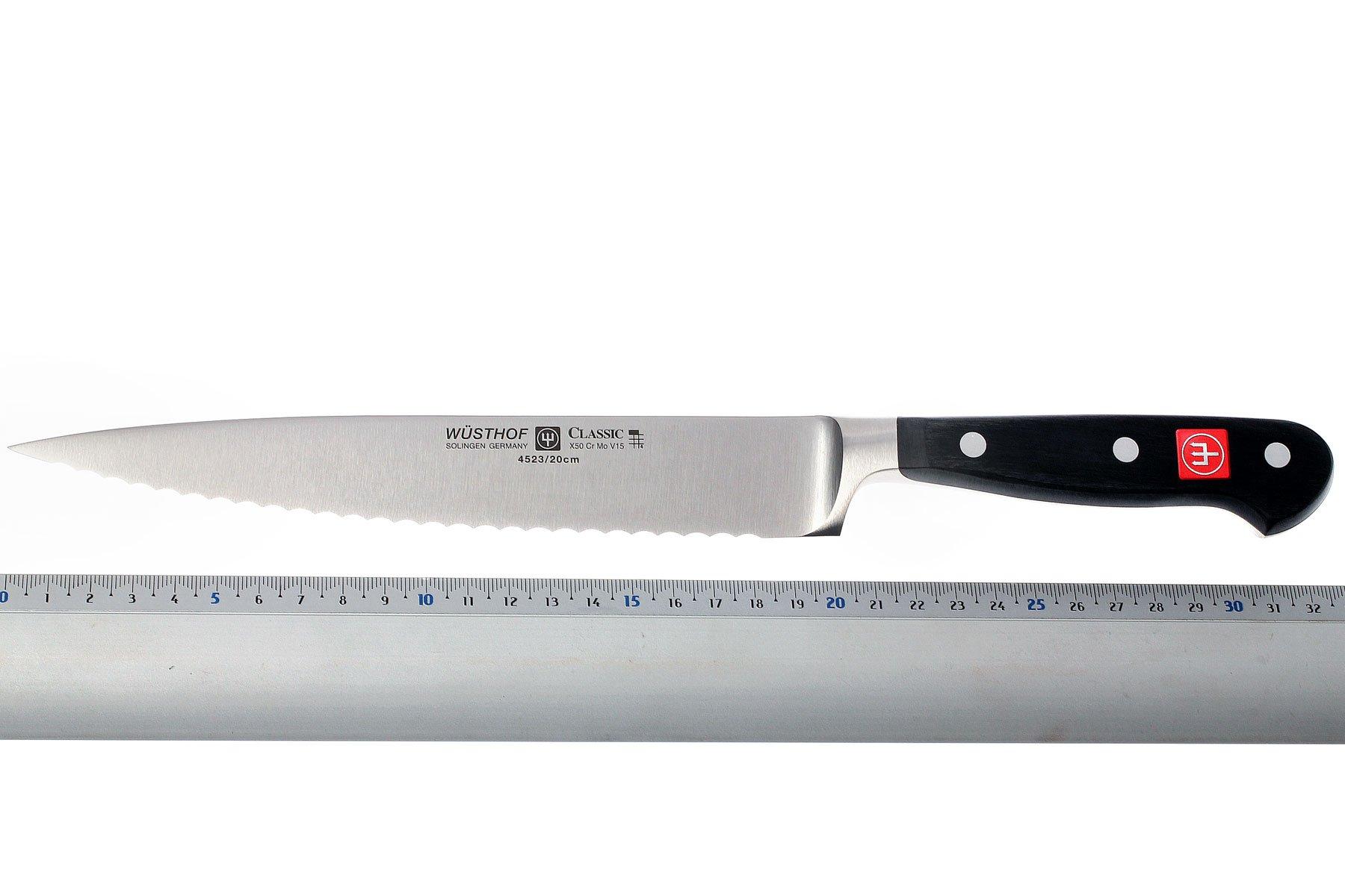 Wüsthof Classic Serrated Slicer 20 cm, 4523/20 Advantageously
