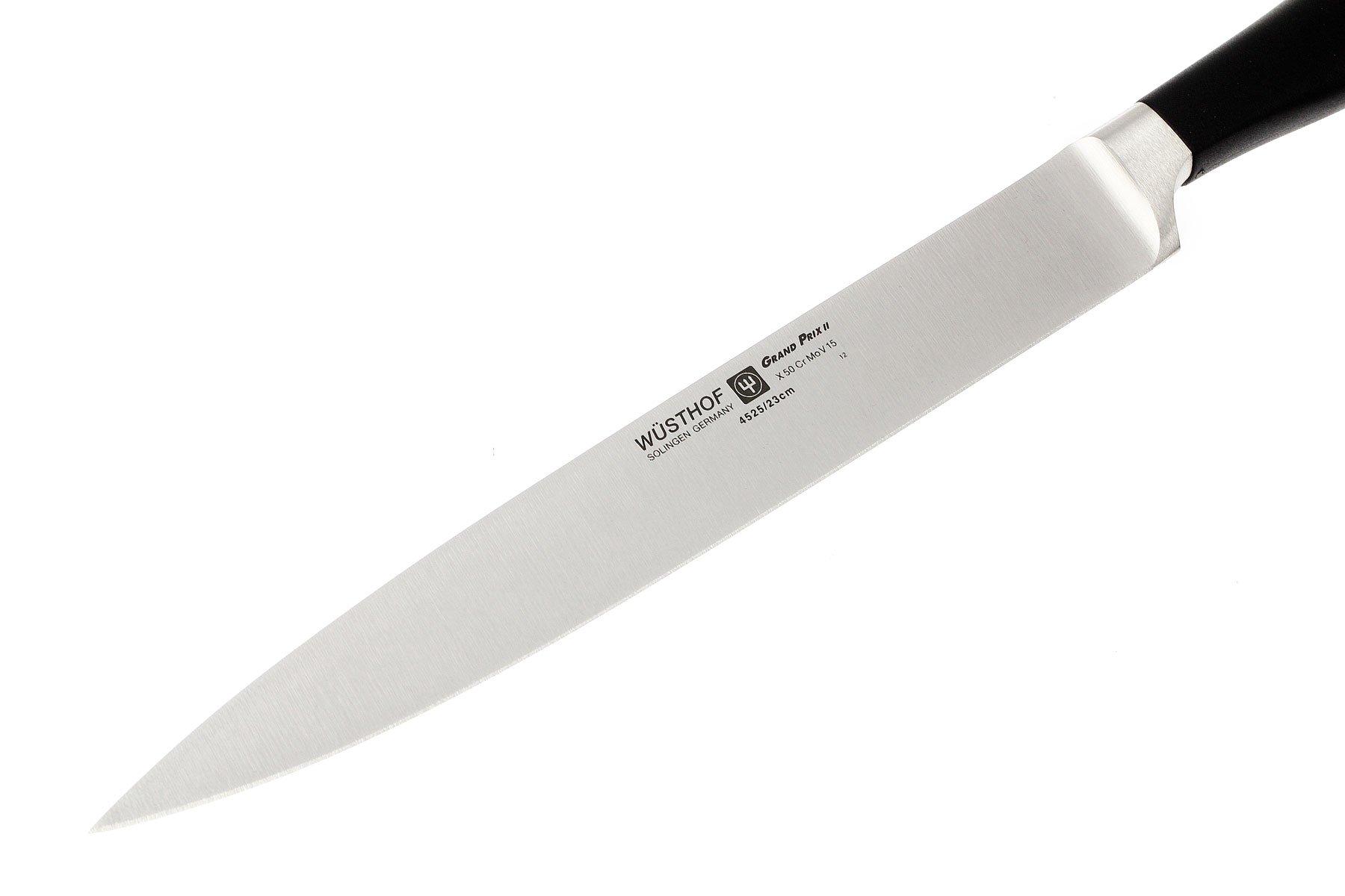 W Sthof Grand Prix II Carving Knife 23 Cm 9 Advantageously   WU4525 23 02 Wusthof Grand Prix 4525 23 Vleesmes D2