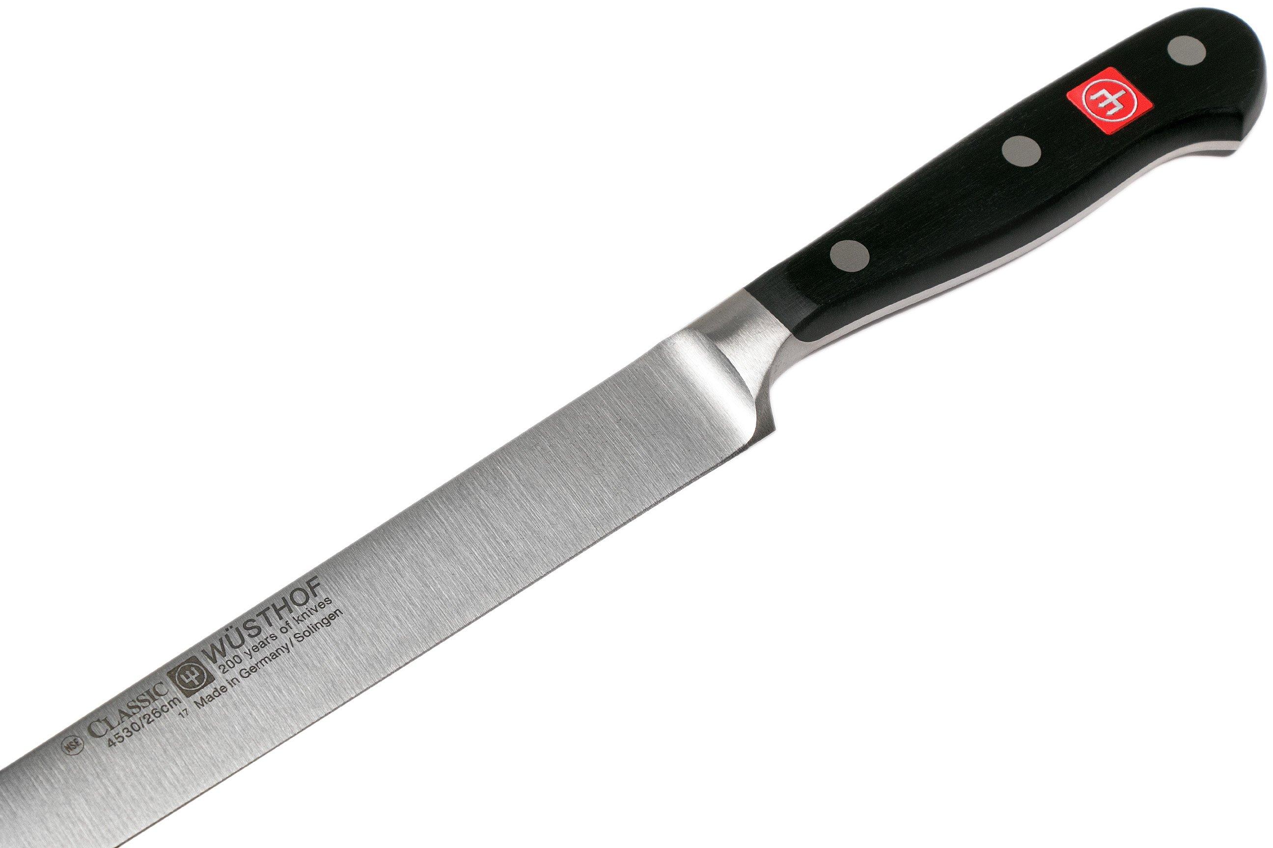Wusthof Germany - Classic - Couteau à jambon - Bois d'olivier - 4524/20 - couteau