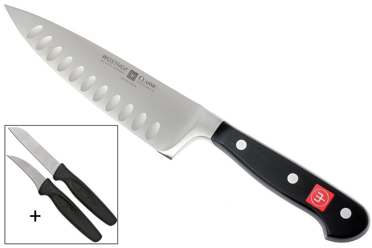 Wüsthof Classic Chef's Knife Hollow Edge 20 cm, 4572 | Advantageously ...