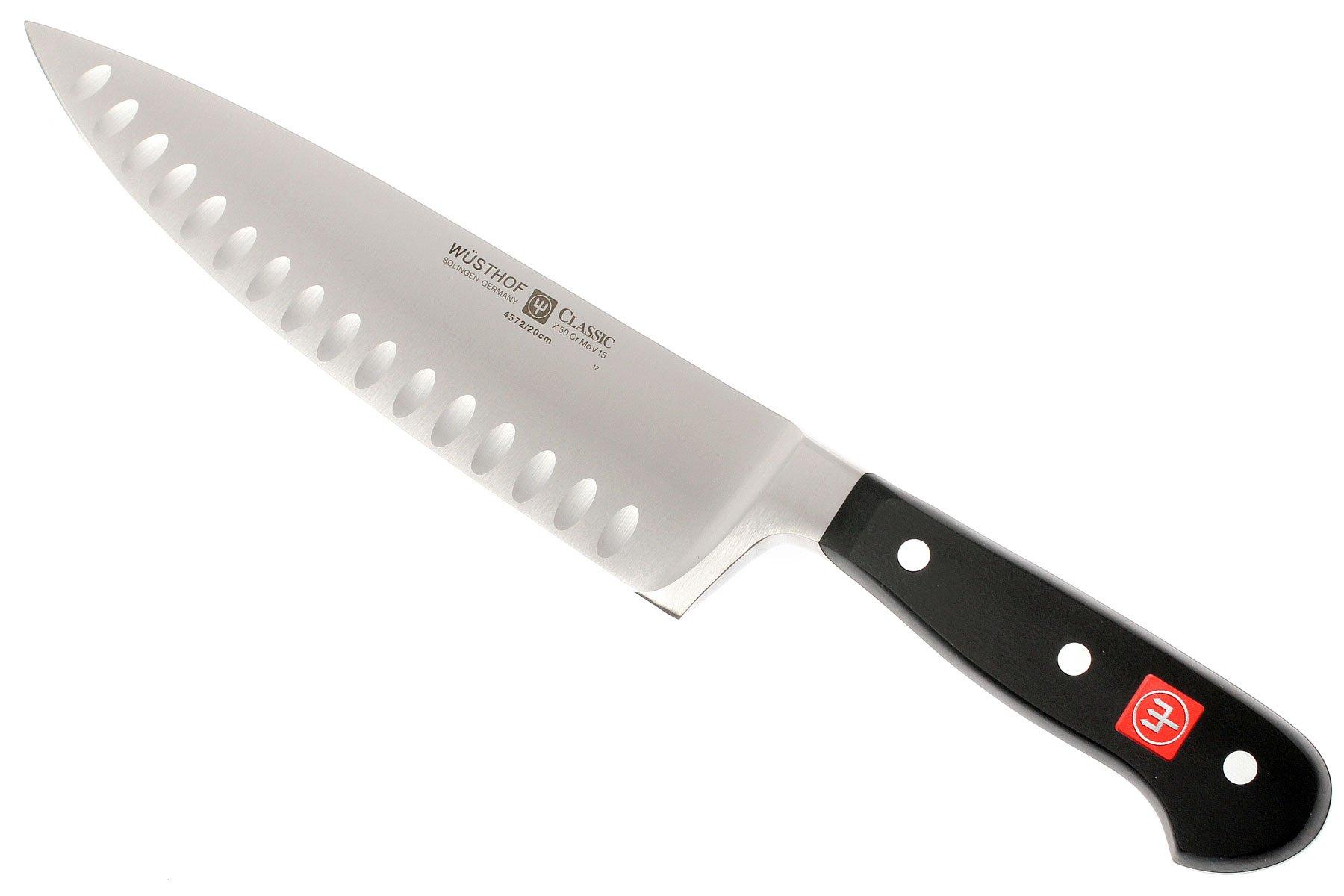Wüsthof Classic Chef's Knife Hollow Edge 20 cm, 4572 | Advantageously ...