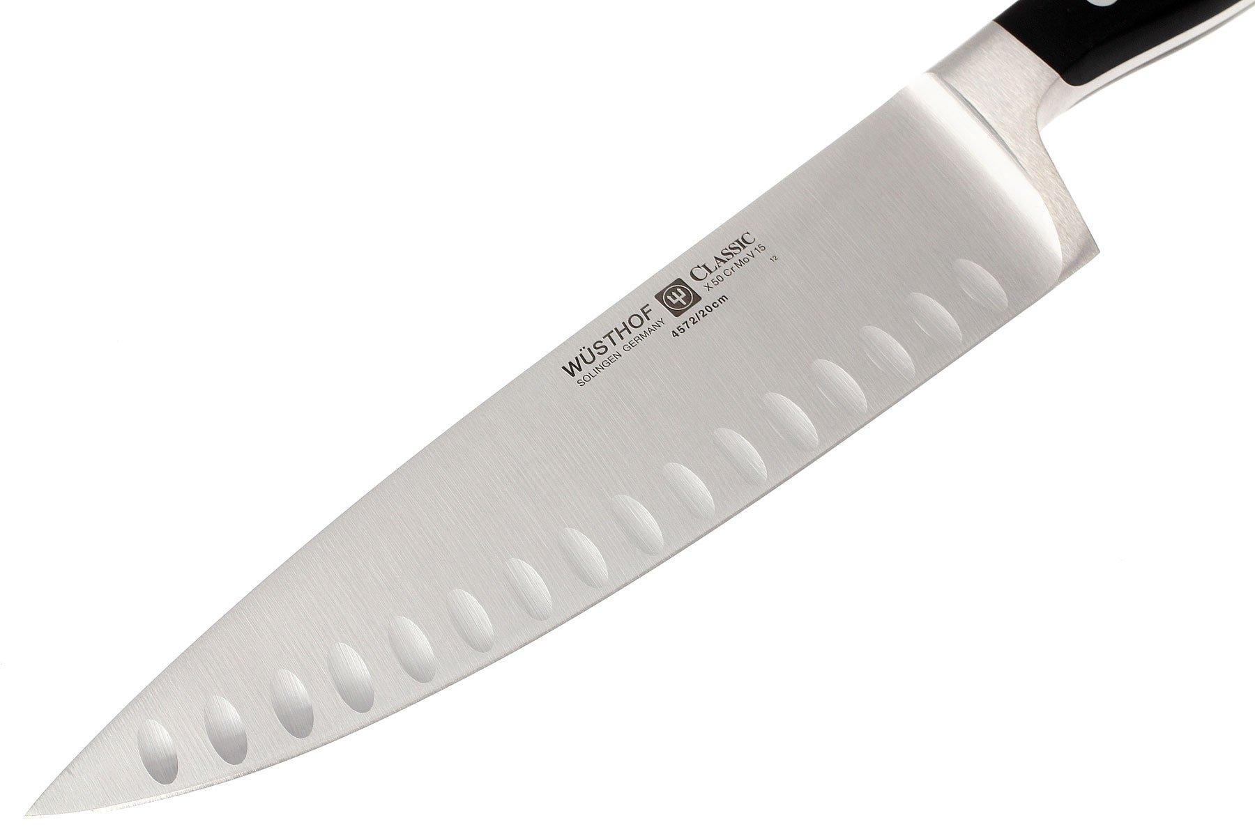 Wüsthof Classic Chef's Knife Hollow Edge 20 cm, 4572 Advantageously