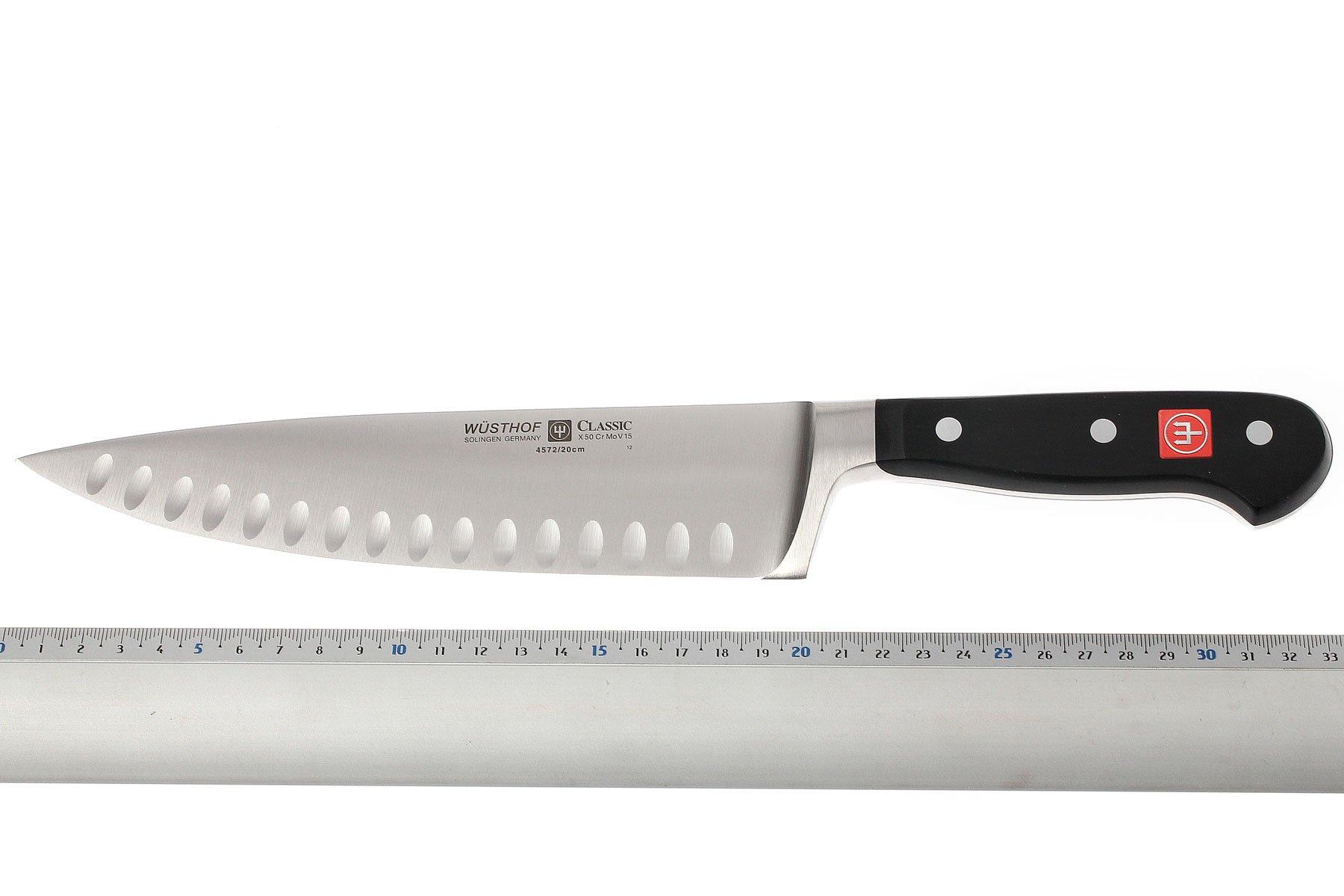 Wüsthof Classic Chef's Knife Hollow Edge 20 cm, 4572 | Advantageously ...