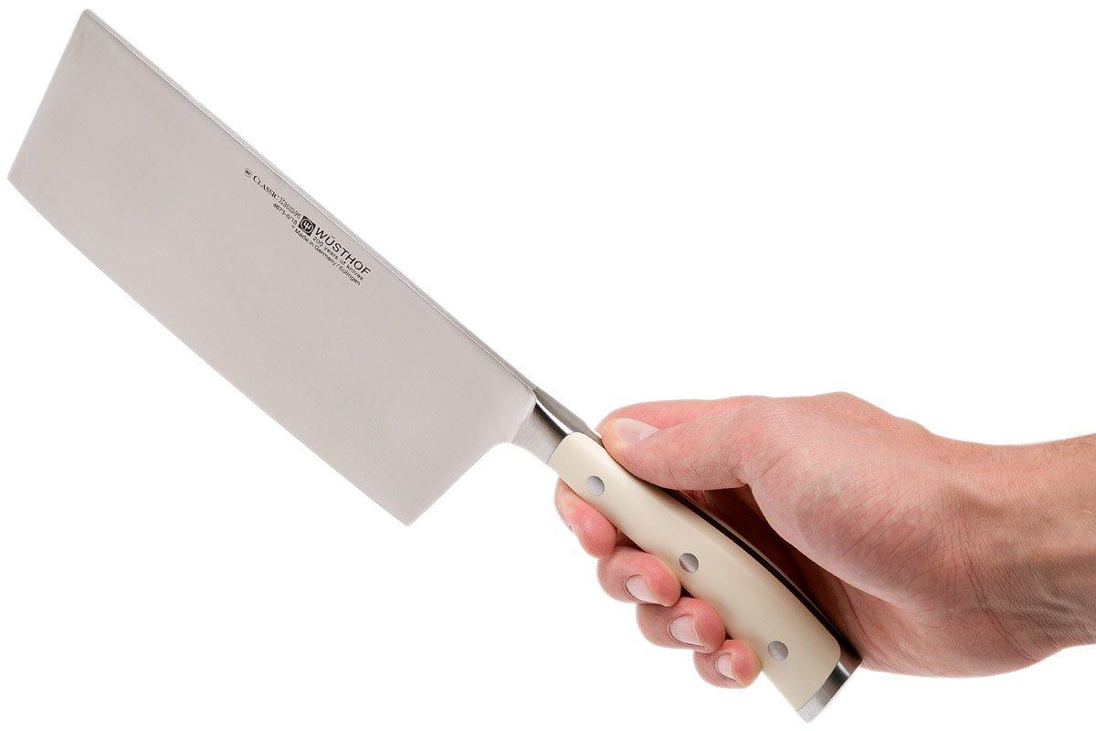 Wüsthof Classic Ikon white Chinese chef's knife, 18 cm, 4673018
