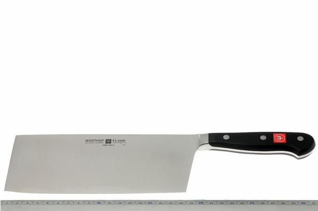 Wusthof chinese chef's knife 7 7/8 inch black