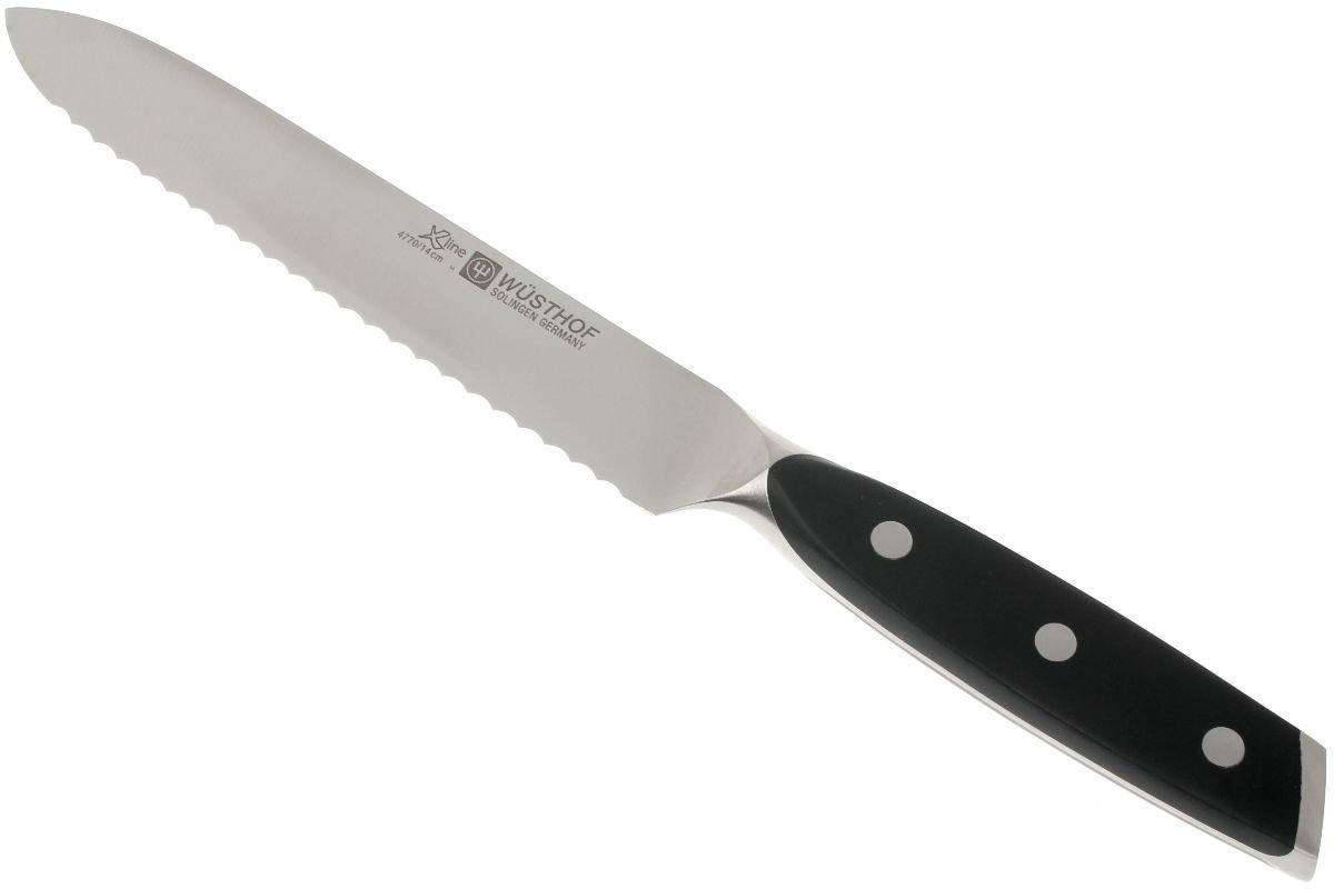 Wusthof Xline sausage knife. Blade length 14 cm. Advantageously