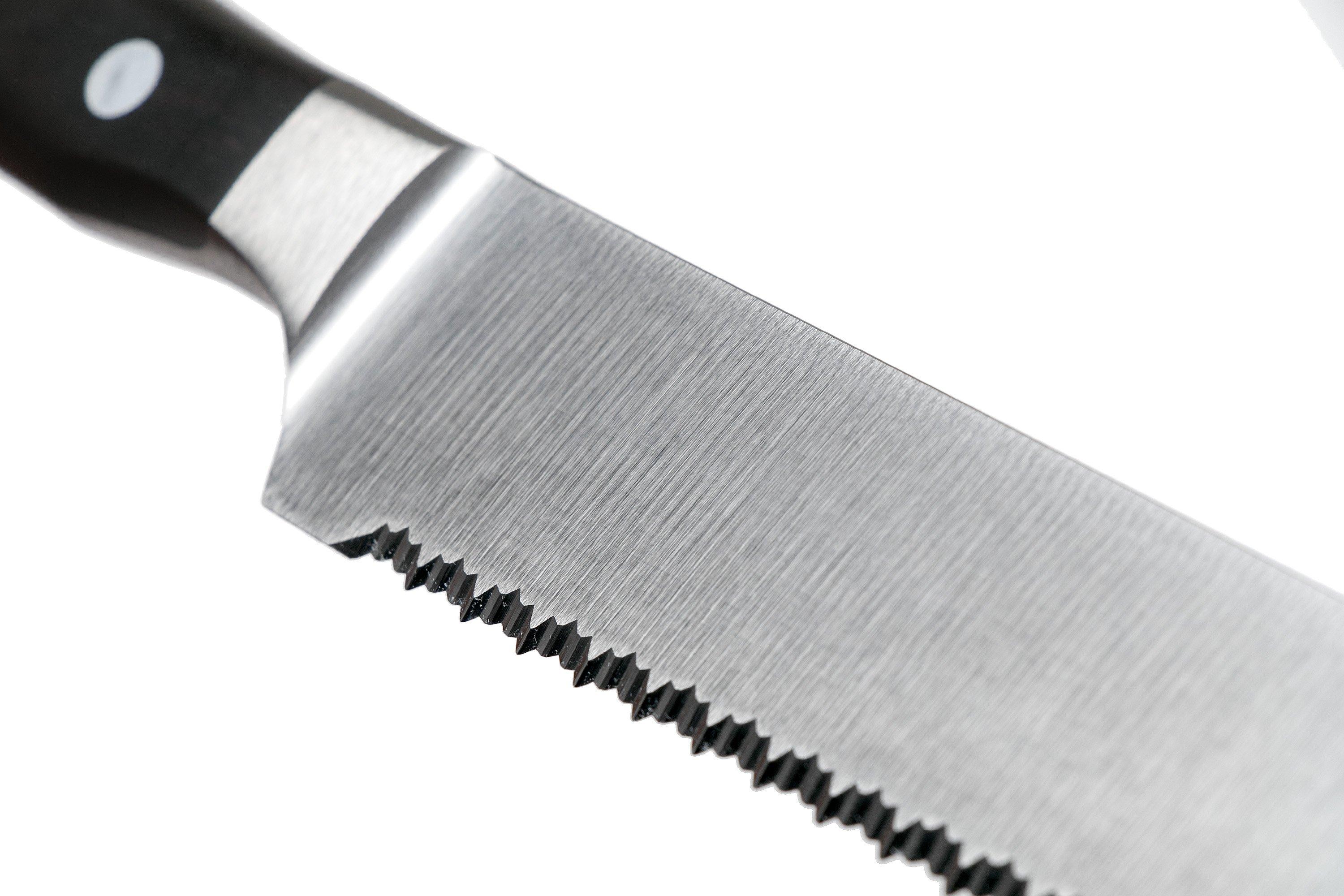 Wüsthof Ikon double serrated bread knife 23 cm Advantageously