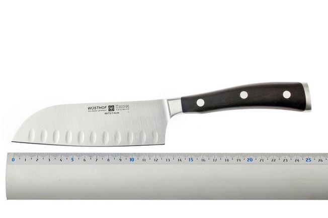 Image for Wusthof IKON Santoku Knife 14 cm (5") - Hollow edge