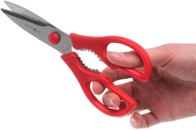 Image for Wüsthof kitchen scissors 5558R, red