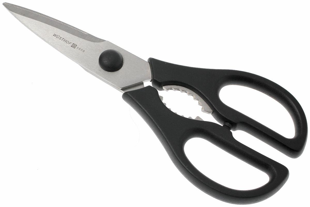 Wusthof WU5558 Kitchen Shears, 8, Black