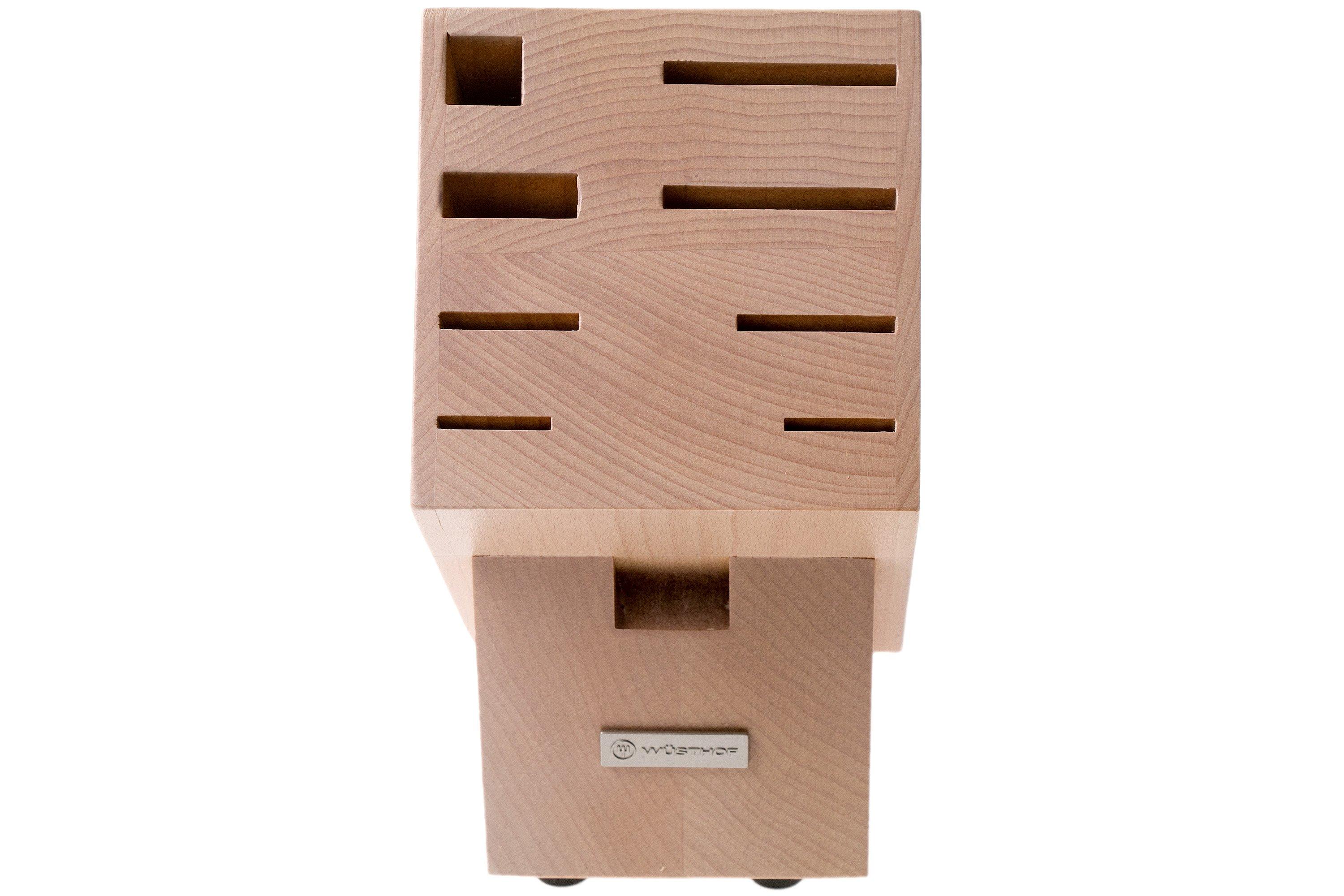 Wusthof Knife Block for 9 pieces, natural finish Advantageously