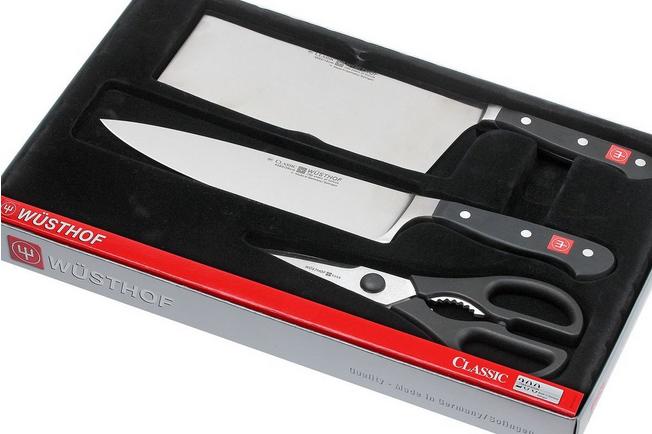 WSTHOF Classic 3-Piece Chef's Knife Set 