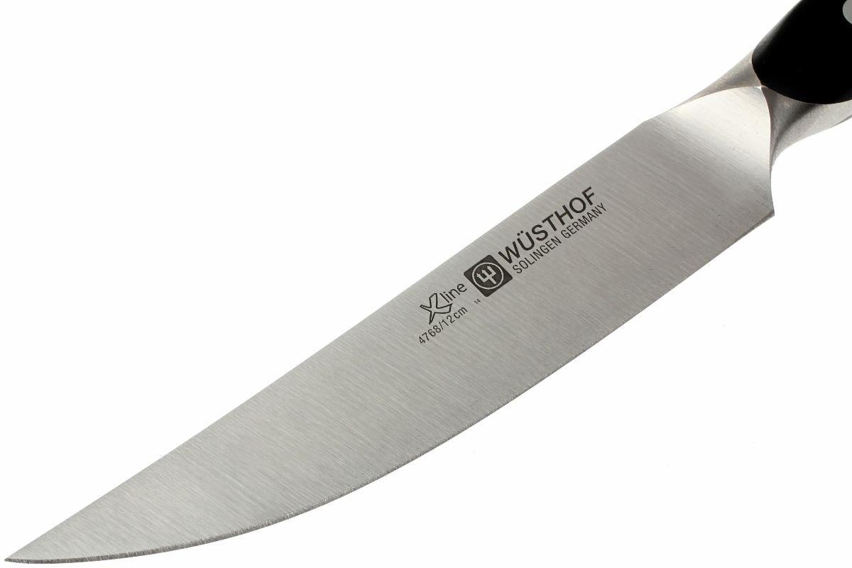 Wusthof Xline steak knife set of 4. Blade length 12,2 cm