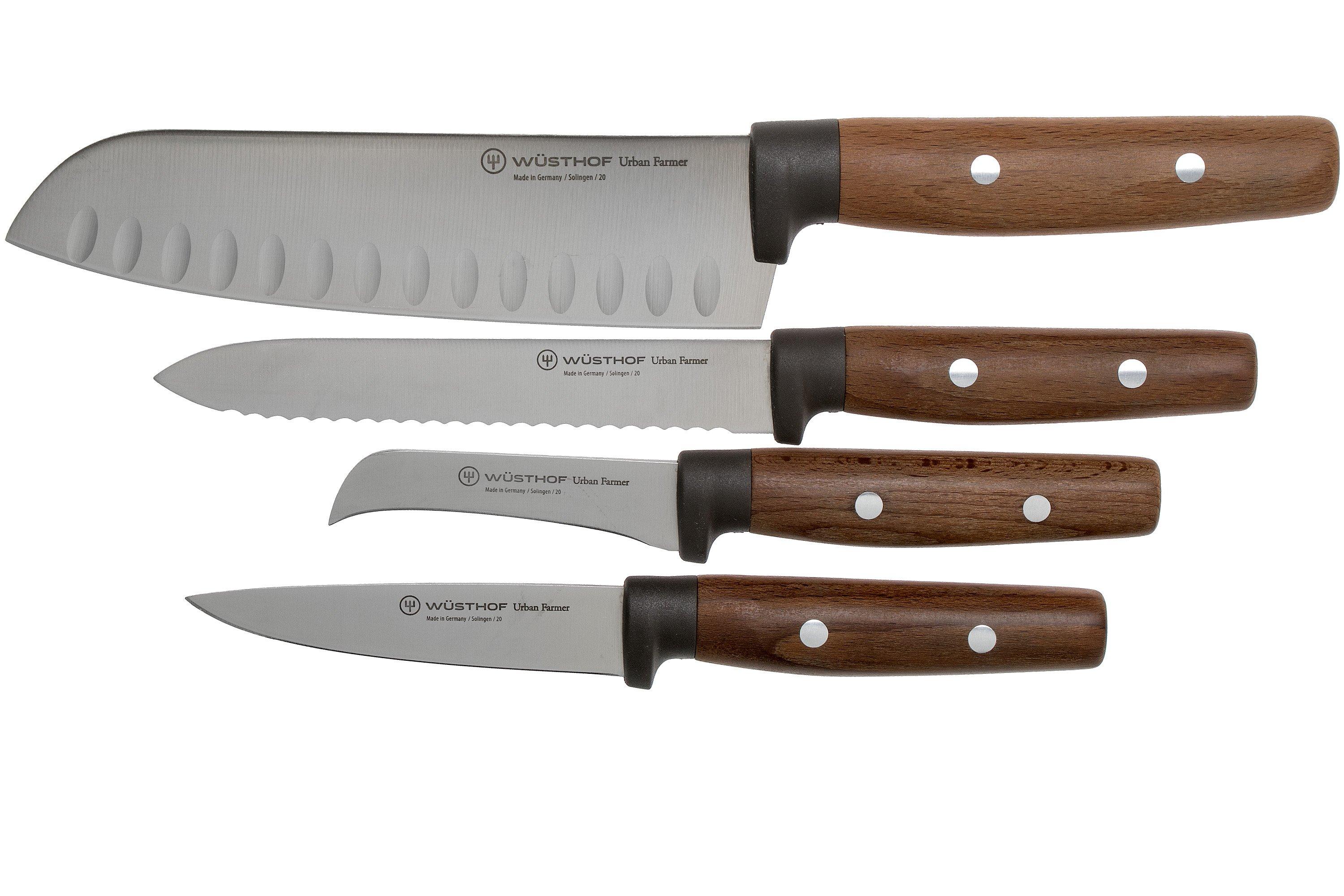 Wüsthof Urban Farmer tool basket with four knives, 94801