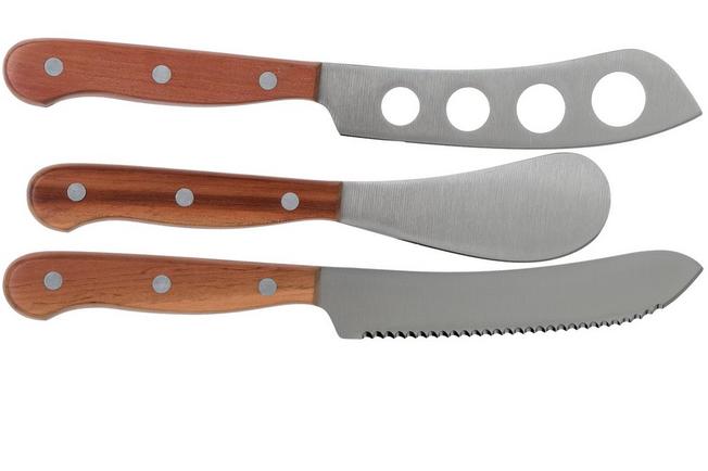 Wusthof 3 Piece Charcuterie Set with Plum Wood Handles