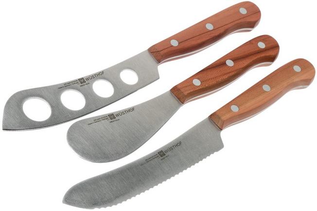 Wusthof 3 Piece Charcuterie Set with Plum Wood Handles