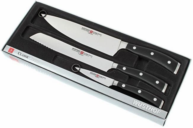 Wusthof Classic Ikon 3-Piece Knife Starter Set