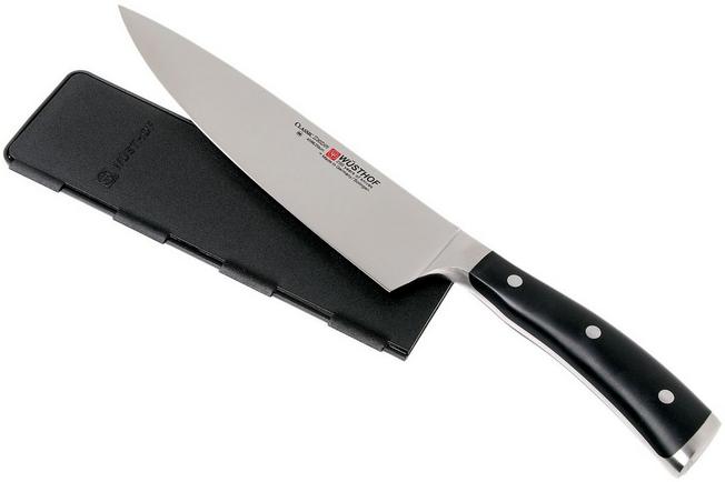 Wüsthof Classic Ikon chef's knife 20 cm + knife guard, 9606-11