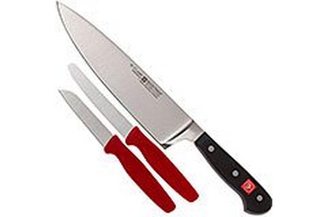 Image for Wüsthof Classic chef's knife 20 cm + two straight paring knives, 9608-8