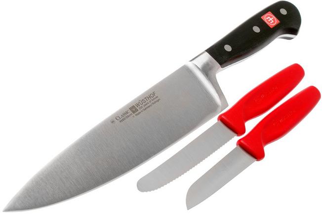 Image for Wüsthof Classic chef's knife 20 cm + two straight paring knives, 9608-8